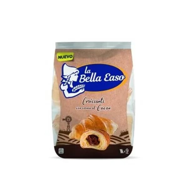 Croissant relleno de chocolate LA BELLA EASO, 9 uds, bolsa 360 g - 0.36 kg - Imagen del producto en Findit