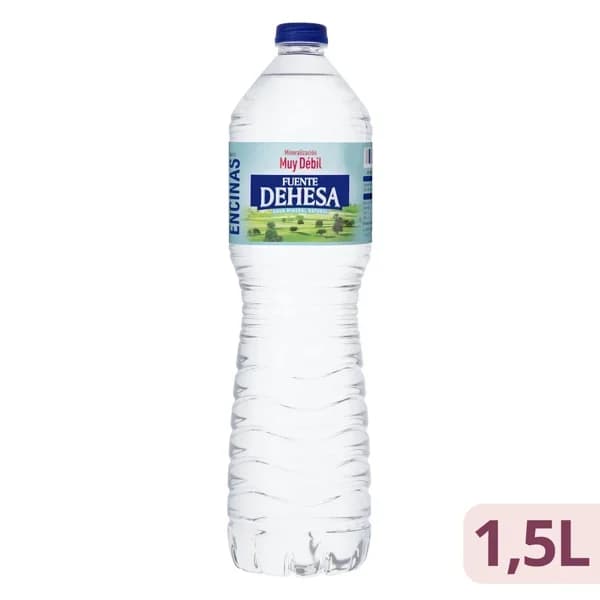 Agua mineral grande Fuente Dehesa - 1.5 l - Imagen del producto en Findit