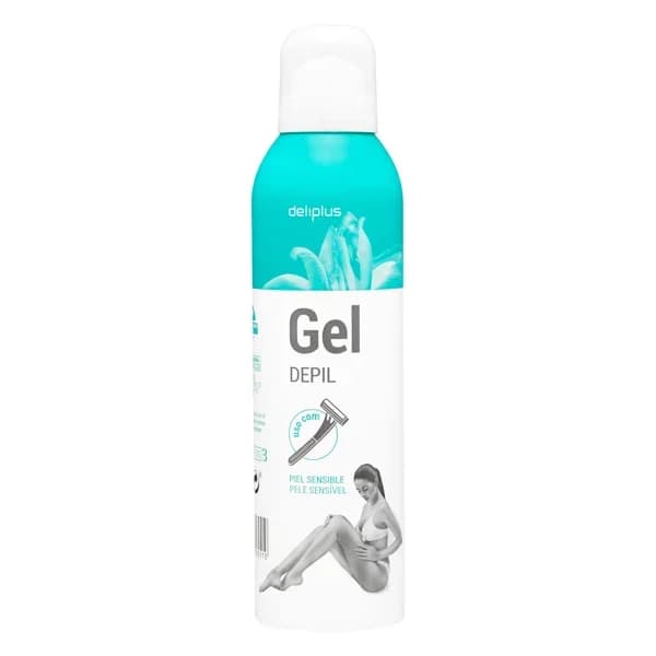 Gel para depilar con cuchilla Deliplus piel sensible - 0.2 l - Imagen del producto en Findit