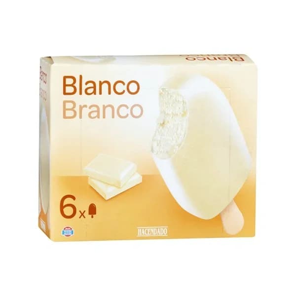 Helado blanco Hacendado - 0.72 l - Imagen del producto en Findit