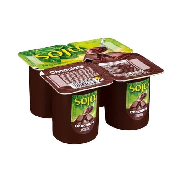 Postre de soja Hacendado sabor chocolate - 0.4 kg - Imagen del producto en Findit