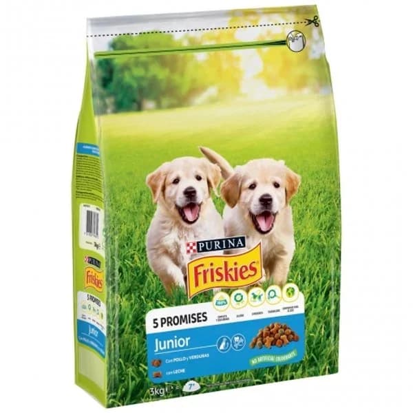 Alimento de pollo para perro junior FRISKIES, saco 3 kg - 3 kg - Imagen del producto en Findit