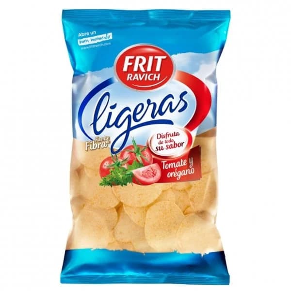 Patatas fritas sabor tomate y orégano light Frit Ravich 115 g. - 0.12 kg - Imagen del producto en Findit