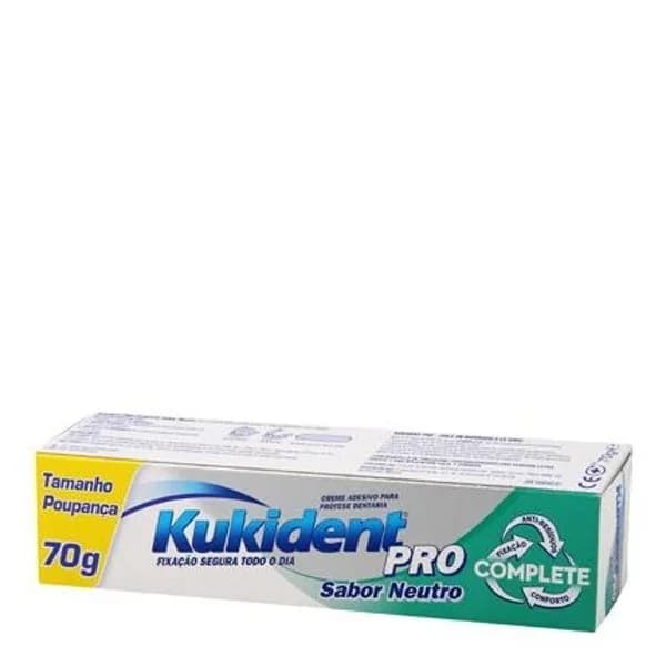 Fijación dental sabor neutro KUKIDENT Pro Complete, tubo 70 g - 0 kg - Imagen del producto en Findit