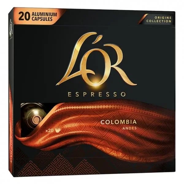Café Colombia compatible Nespresso L'OR, caja 20 uds - 19.88 ud - Imagen del producto en Findit