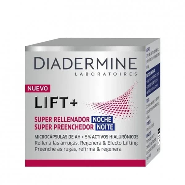 Crema Lift+Super Rellenador de noche DIADERMINE, tarro 50 ml - 1 ud - Imagen del producto en Findit