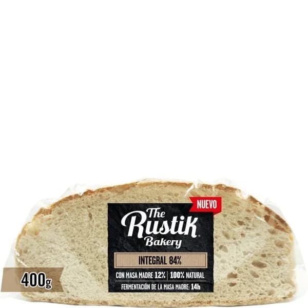 Hogaza integral RUSTIK BAKERY, paquete 400 g - 0.4 kg - Imagen del producto en Findit