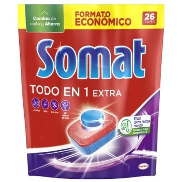 Vajillas Cápsulas Todo En Uno Extra 26ud - 26 ud - Imagen del producto en Findit