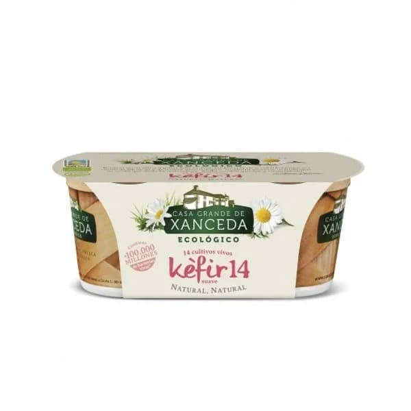 Kéfir ecológico probiótico natural 2x125 g - 0.25 kg - Imagen del producto en Findit