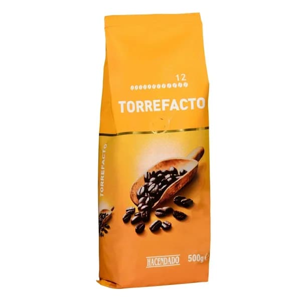 Café en grano torrefacto Hacendado - 0.5 kg - Imagen del producto en Findit