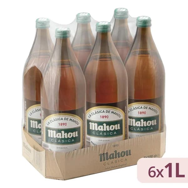 Cerveza clásica Mahou - 6 l - Imagen del producto en Findit