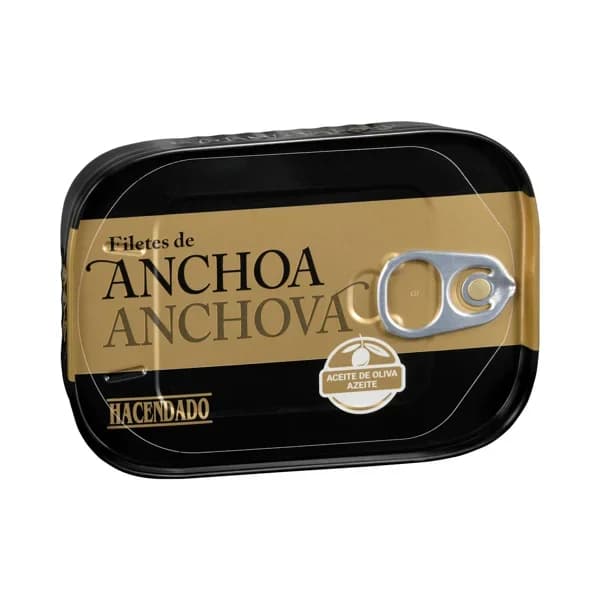 Filetes de anchoa en aceite de oliva Hacendado - 0.05 kg - Imagen del producto en Findit