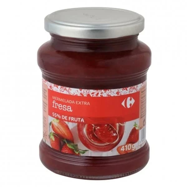 Mermelada de fresa categoría extra Carrefour 410 g. - 0.41 kg - Imagen del producto en Findit
