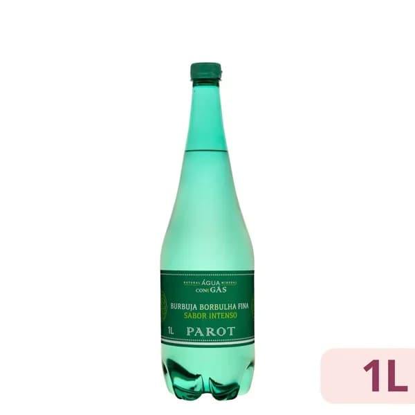 Agua mineral con gas grande Parot - 1 l - Imagen del producto en Findit