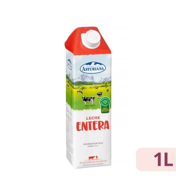 Leche entera Asturiana - 1 l - Imagen del producto en Findit