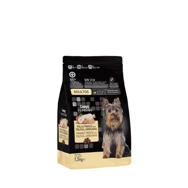 Comida perro adulto Supreme Compy pollo fresco con frutas y verduras - 1 ud - Imagen del producto en Findit