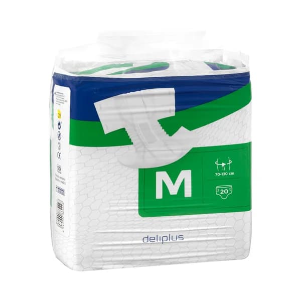 Pañal adulto talla M de 70-130 cm Deliplus - 19.99 ud - Imagen del producto en Findit