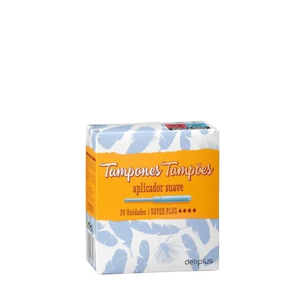 Tampones super plus Deliplus con aplicador suave - 19.93 ud - Imagen del producto en Findit