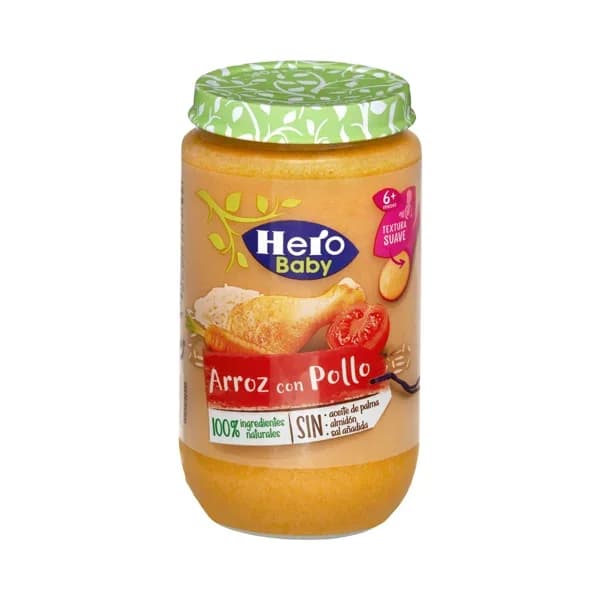 Papilla arroz con pollo Hero Solo +6 meses - 0.23 kg - Imagen del producto en Findit