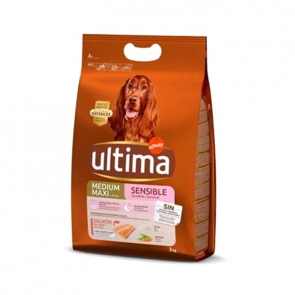Pienso de salmón para perro Medium Ultima 3 Kg. - 3 kg - Imagen del producto en Findit