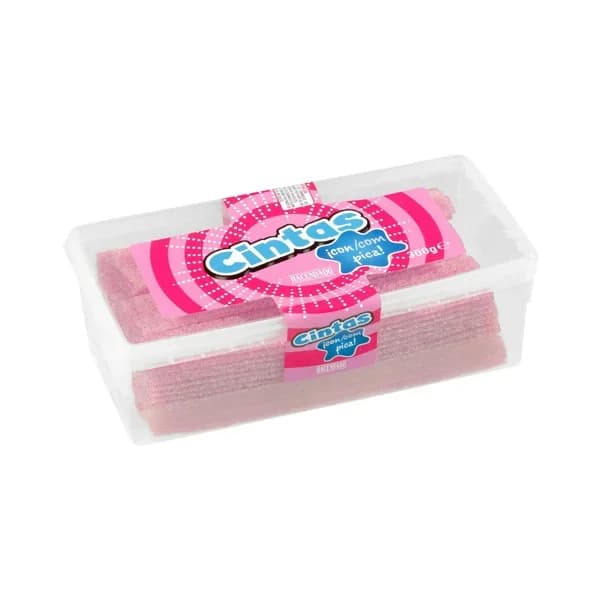 Golosinas Cintas de fresa con pica Hacendado - 0.3 kg - Imagen del producto en Findit