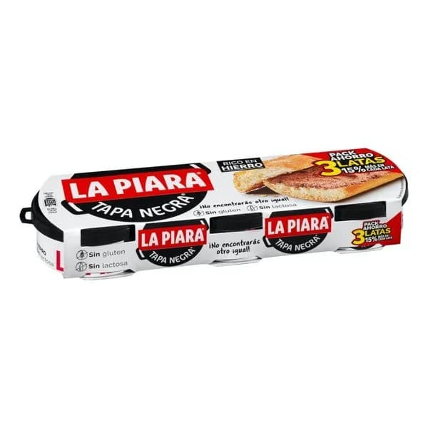 Paté de cerdo La Piara tapa negra - 0.26 kg - Imagen del producto en Findit