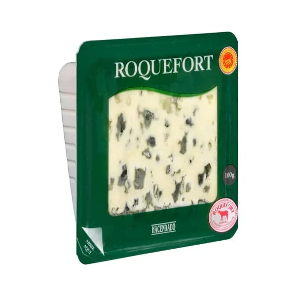 Queso roquefort  de oveja Hacendado - 0.1 kg - Imagen del producto en Findit