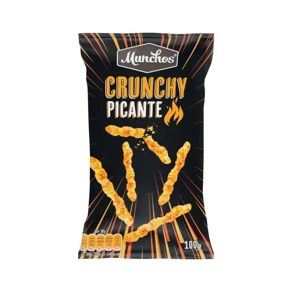 Snack de maíz Crunchy sabor picante Munchos - 0.1 kg - Imagen del producto en Findit