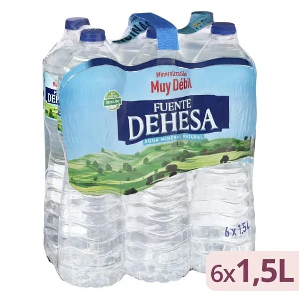 Agua mineral grande Fuente Dehesa - 9 l - Imagen del producto en Findit