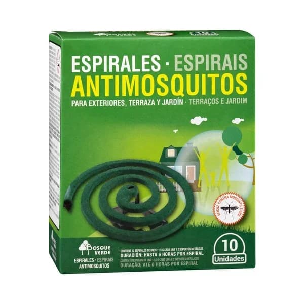 Espirales antimosquitos Bosque Verde para exteriores - 1 ud - Imagen del producto en Findit