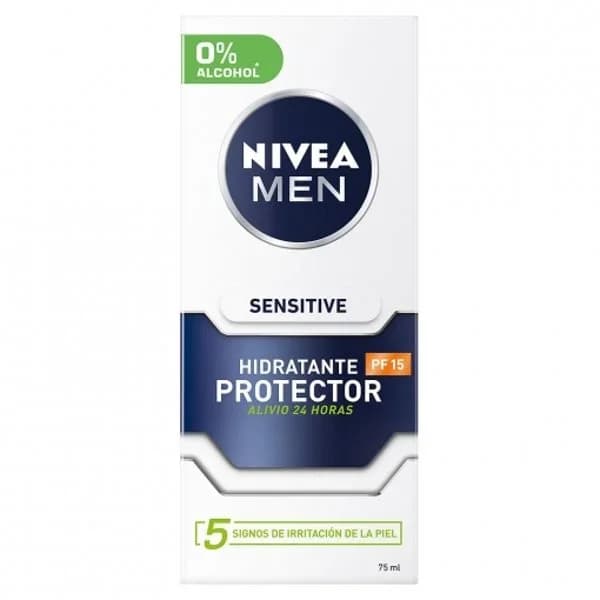 Hidratante sensitive NIVEA For Men, dosificador 75 ml - 0.08 l - Imagen del producto en Findit