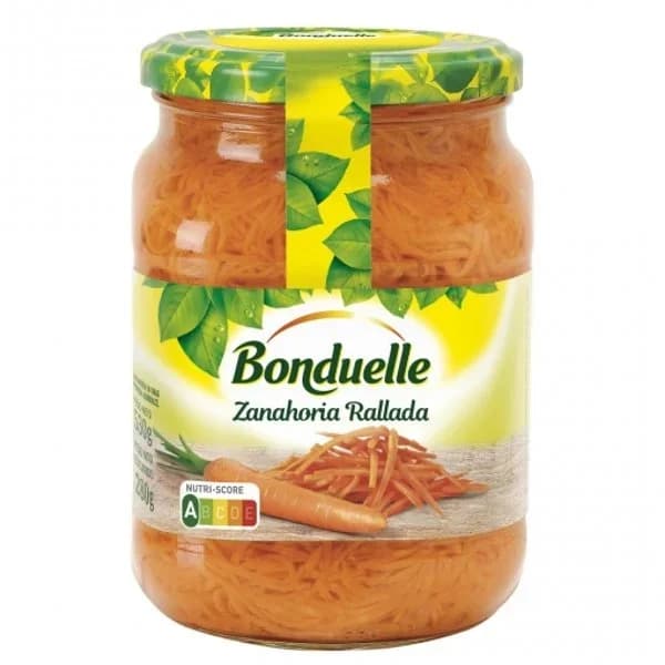 Zanahoria rallada BONDUELLE, frasco 280 g - 0.28 kg - Imagen del producto en Findit
