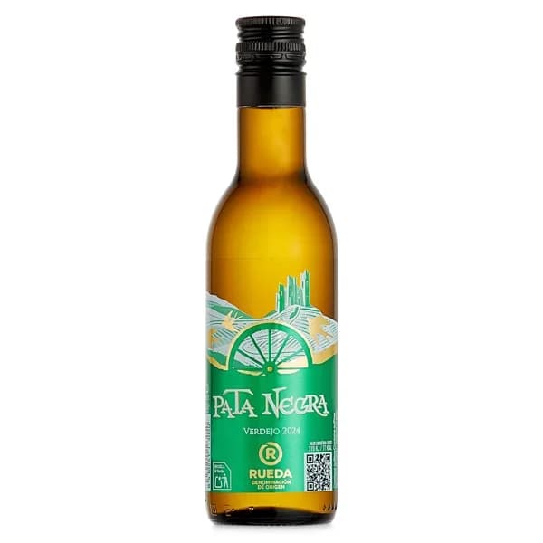 Vino blanco verdejo DO Rueda Pata negra botella 20 cl - 0.2 l - Imagen del producto en Findit