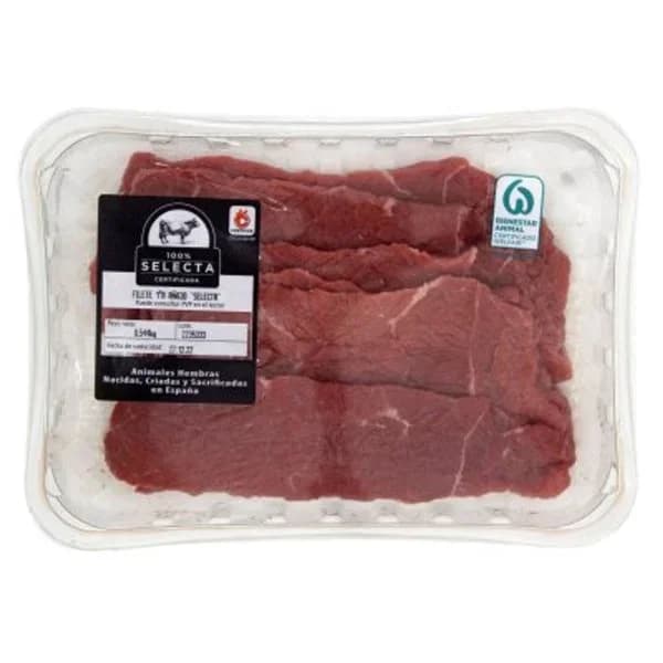 Filete 1ªA añojo selecta (450 g aprox bandeja) - 1 ud - Imagen del producto en Findit