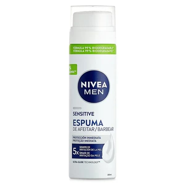 Espuma de afeitar sensitive Nivea spray 200 ml - 0.2 l - Imagen del producto en Findit