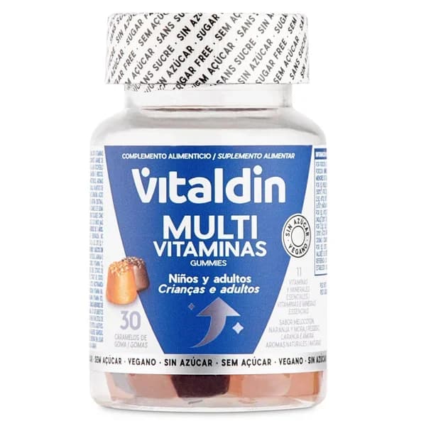 Gominolas de multivitaminas Vitaldin frasco 30 unidades - 29.12 ud - Imagen del producto en Findit