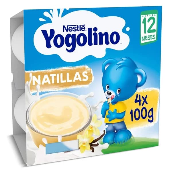 Natillas Nestlé Yogolino pack 4 x 100 g - 0.4 ud - Imagen del producto en Findit