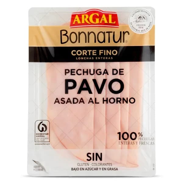 Pechuga de pavo asada al horno Bonnatur sobre 100 g - 0.1 kg - Imagen del producto en Findit