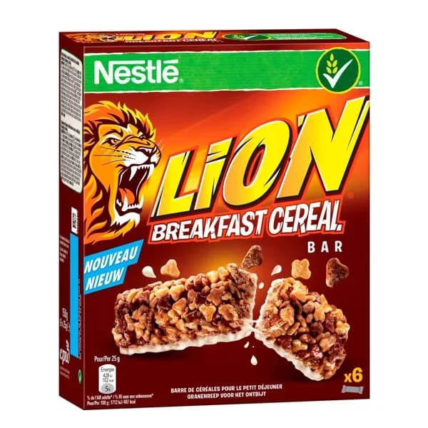 Barrita Lion 6 x 25G - 0.1 kg - Imagen del producto en Findit