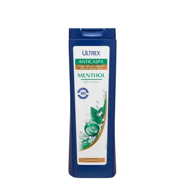 Champú anticaspa Menthol Ultrex todo tipo de cabello - 0.36 l - Imagen del producto en Findit