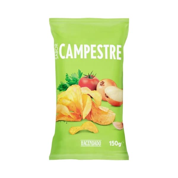 Patatas fritas sabor campestre Hacendado - 0.15 kg - Imagen del producto en Findit