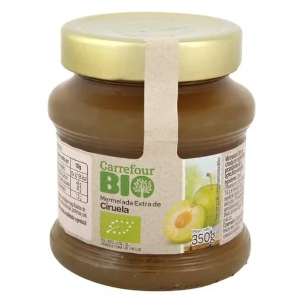 Mermelada de ciruela ecológica Carrefour Bio 350 g. - 0.35 kg - Imagen del producto en Findit