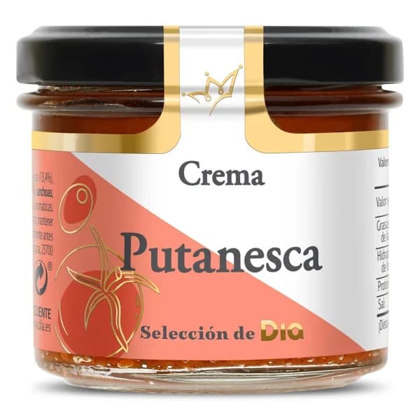 Crema Putanesca Vegecampo de Dia frasco 110 g - 0.11 kg - Imagen del producto en Findit