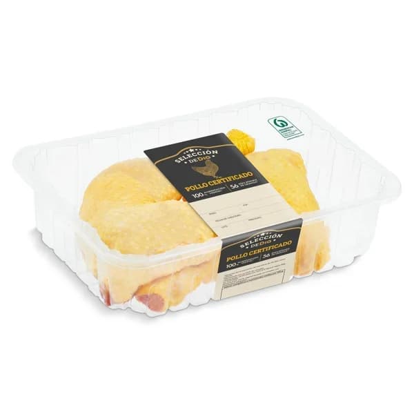 Cuarto trasero de pollo certificado Selección de Dia bandeja 800 g aprox. - 0.9 kg - Imagen del producto en Findit