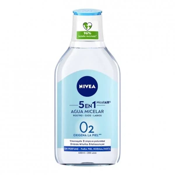 Agua micelar piel normal NIVEA, bote 400 ml - 0.4 l - Imagen del producto en Findit