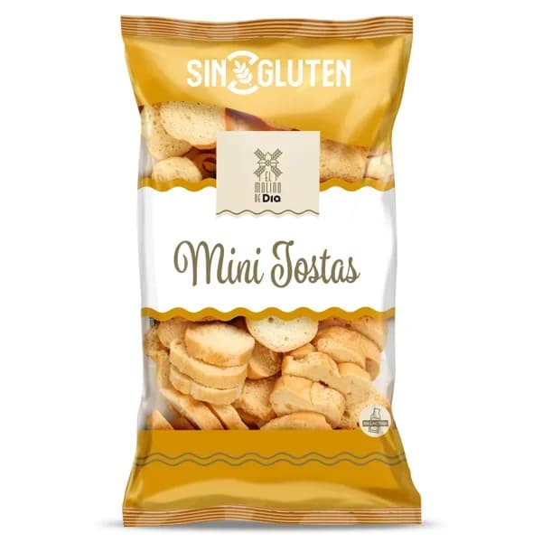 Mini tostas sin gluten El molino de Dia bolsa 100 g - 0.1 kg - Imagen del producto en Findit