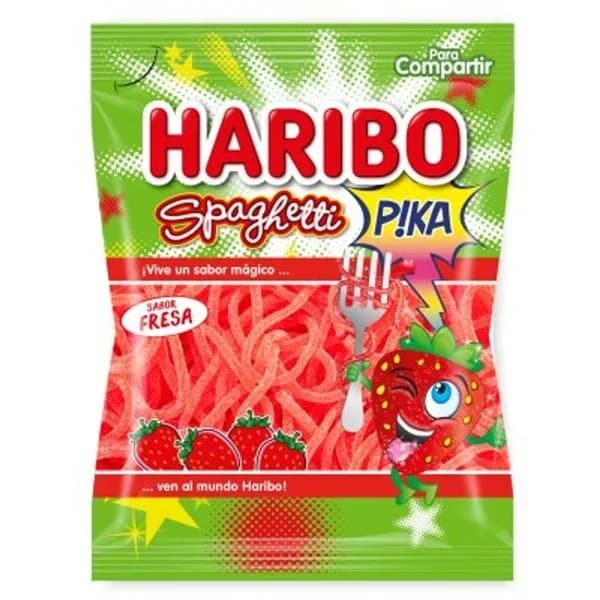 Geles dulces sabor fresa y pica pica Haribo 150 g. - 0.15 kg - Imagen del producto en Findit