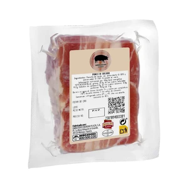 Panceta oreada - 0.26 kg - Imagen del producto en Findit