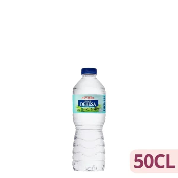 Agua mineral pequeña Fuente Dehesa - 0.5 l - Imagen del producto en Findit