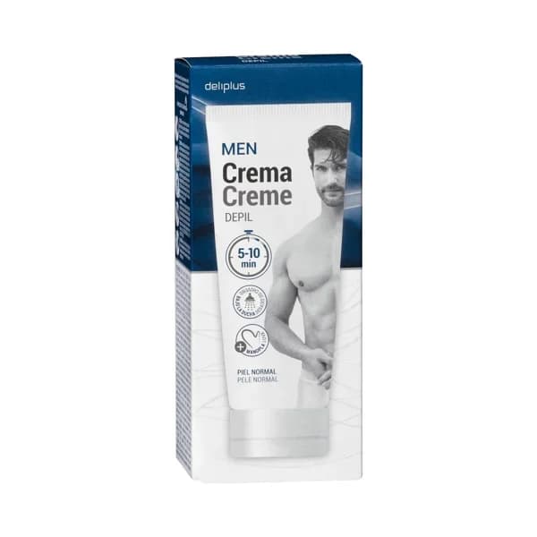 Crema depilatoria hombre Deliplus piel normal - 0.2 l - Imagen del producto en Findit